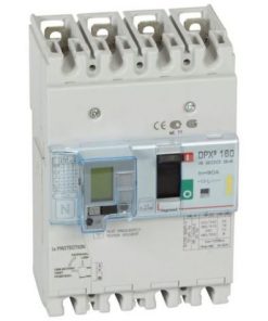 Cầu dao DPX3 160,4 cực, có dòng định mức 100A và bảo vệ nhiệt từ – 420034