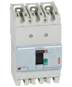 Cầu dao DPX3 160,3 cực, có dòng định mức 160A và bảo vệ nhiệt từ.- 420086