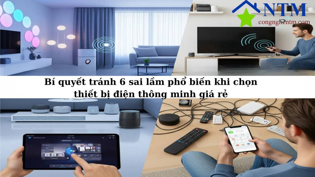 Bí quyết tránh 6 sai lầm phổ biến khi chọn thiết bị điện thông minh giá rẻ