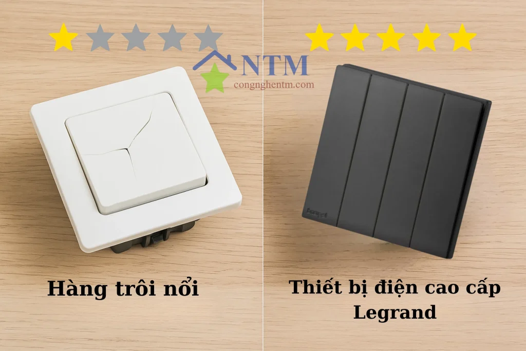 Chọn thiết bị điện thông minh giá rẻ mà bỏ qua thương hiệu