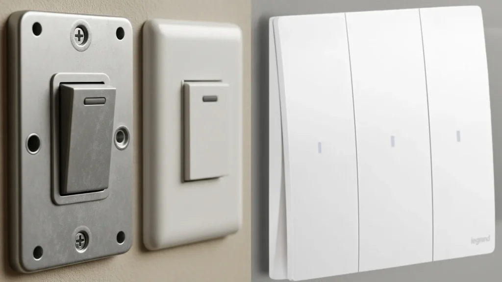 So sánh giữa thiết bị điện giá rẻ và thiét bị điện cao cấp Legrand