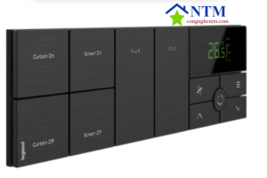 Bảng hiển thị trạng thái DND/MUR sử dụng panel K9R tích hợp RCU Legrand.
