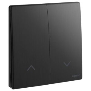 Công Tắc Rèm Và Cửa Chớp Mallia Sense 2G Đen Xước - 281047BB giải pháp đến từ công ty công nghệ ntm