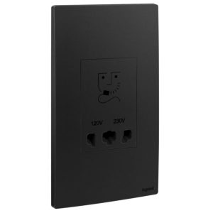 Ổ Cắm Dao Cạo Râu 2G 240V/120V Đen Mờ - 281135MB giải pháp đến từ công ty công nghệ ntm