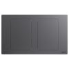 Mặt che trơn 2 gang Dark sliver Galion up Legrand – GA15032DS